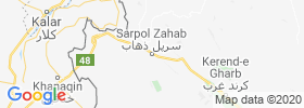 Sarpol E Zahab map